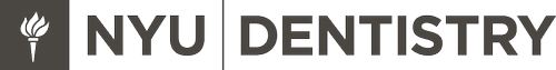 NYU College of Dentistry professional credential and dental education logo.